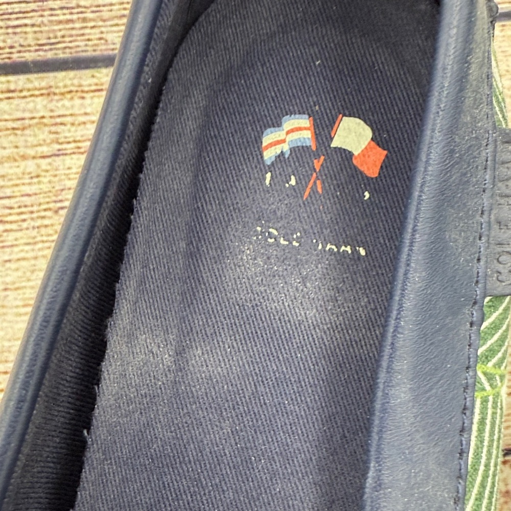 Cole Haan Green Leaf Print Women's Loafers - Picture 11 of 11